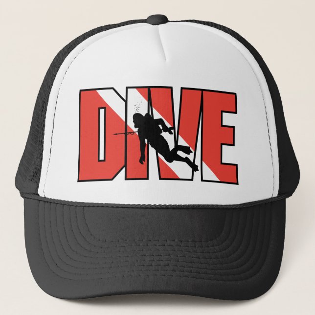 SCUBA Dive Trucker Hat (Front)