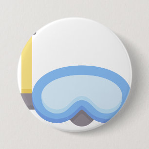Scuba diver 7.5 cm round badge
