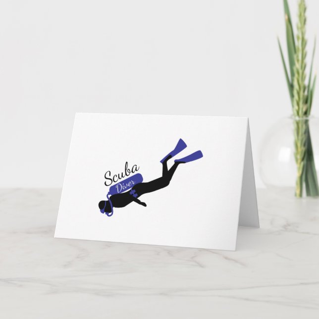 Scuba Diver Card (Front)