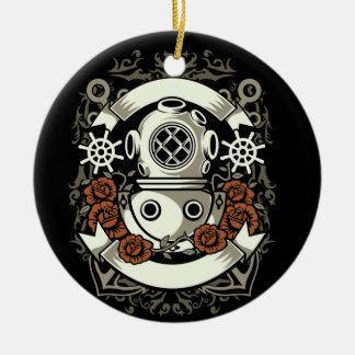 Scuba Diver Ceramic Tree Decoration