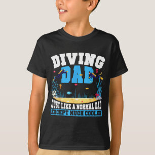 Scuba diver dad father diving dad like a normal T-Shirt