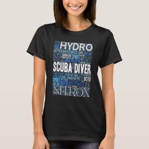 Scuba Diver Diving Terms Vocabulary T-Shirt