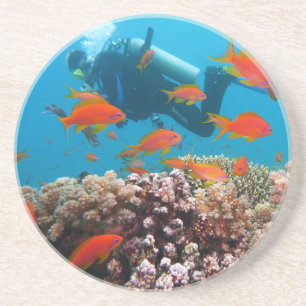 Scuba Diver Drink Coaster