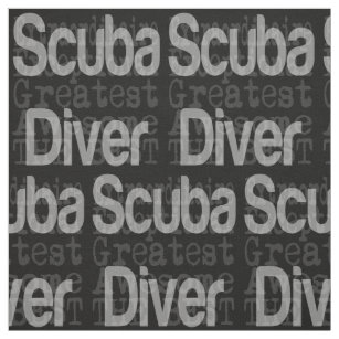 Scuba Diver Extraordinaire Fabric
