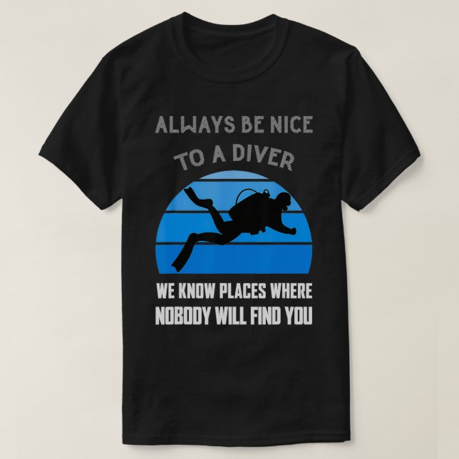 Scuba Diver Funny Quote Love Dive Diving Humour Op T-Shirt (Design Front)
