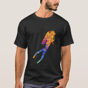 Scuba Diver Graphic Ocean Scuba Diving Cloths T-Shirt