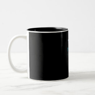 Scuba Diver Humpback Whale Swimming Diving Gift Two-Tone Coffee Mug