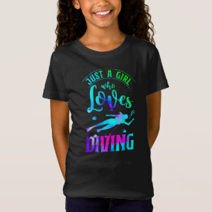 Scuba Diver Just A Girl Who Loves Diving T-Shirt