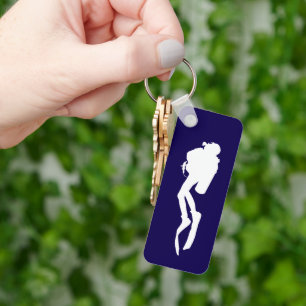 Scuba Diver Key Ring