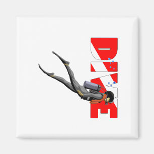 SCUBA Diver Magnet