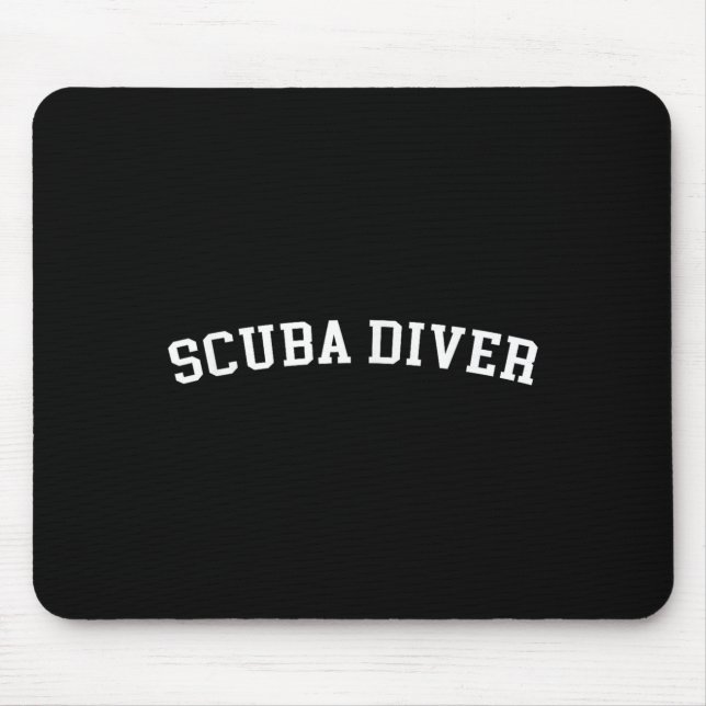 Scuba Diver  Mouse Mat (Front)