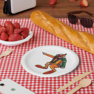Scuba Diver Paper Plate