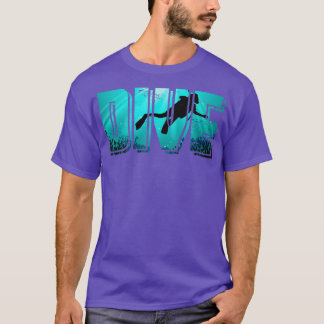 Scuba Diver Retro Dive T-Shirt