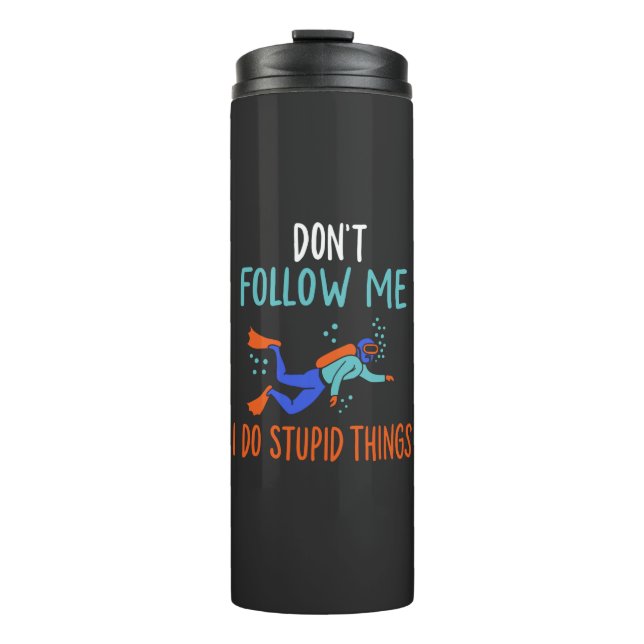 Scuba Diver Scuba Diving Thermal Tumbler (Front)
