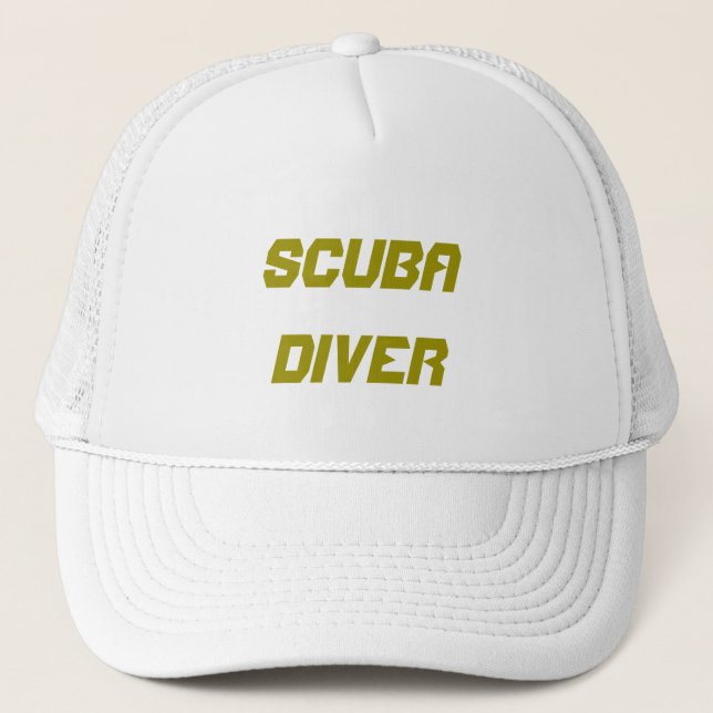 Scuba Diver Trucker Hat (Front)