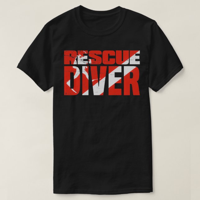 Scuba Divers Certified Rescue Diver   2  T-Shirt (Design Front)