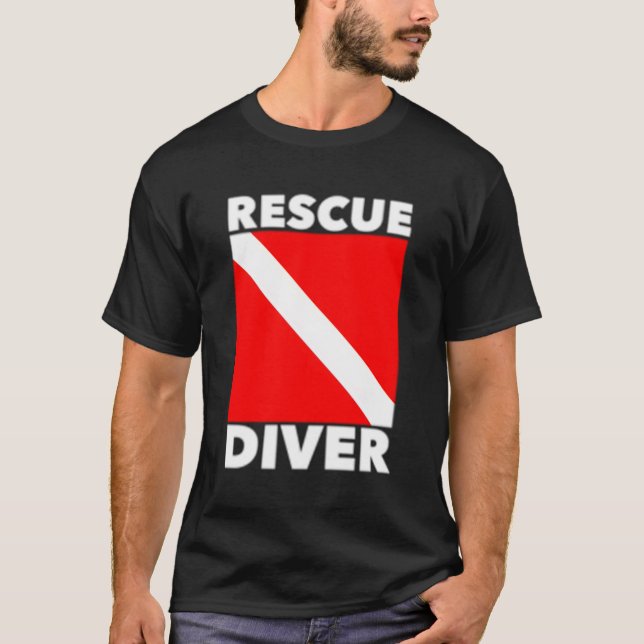 Scuba Divers Certified Rescue Diver T-Shirt (Front)