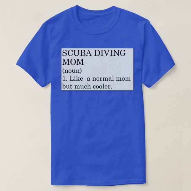 SCUBA DIVING 6 3 T-Shirt (Design Front)