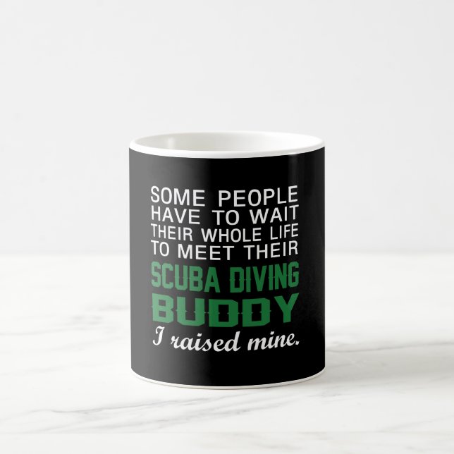 Scuba Diving Buddy Coffee Mug (Center)