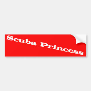 scuba diving bumper sticker