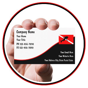 Scuba Diving Business Cards