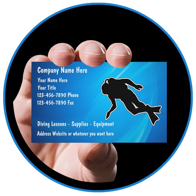 Scuba Diving Business Cards (Creator Uploaded)