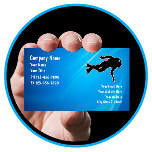 Scuba Diving Business Cards