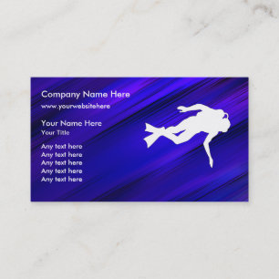 Scuba Diving Business Cards Template
