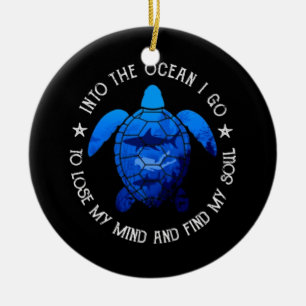 scuba diving ceramic tree decoration