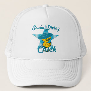 Scuba Diving Chick #7 Trucker Hat