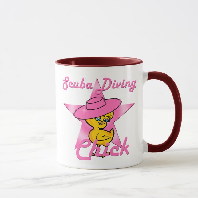 Scuba Diving Chick #8 Mug (Right)