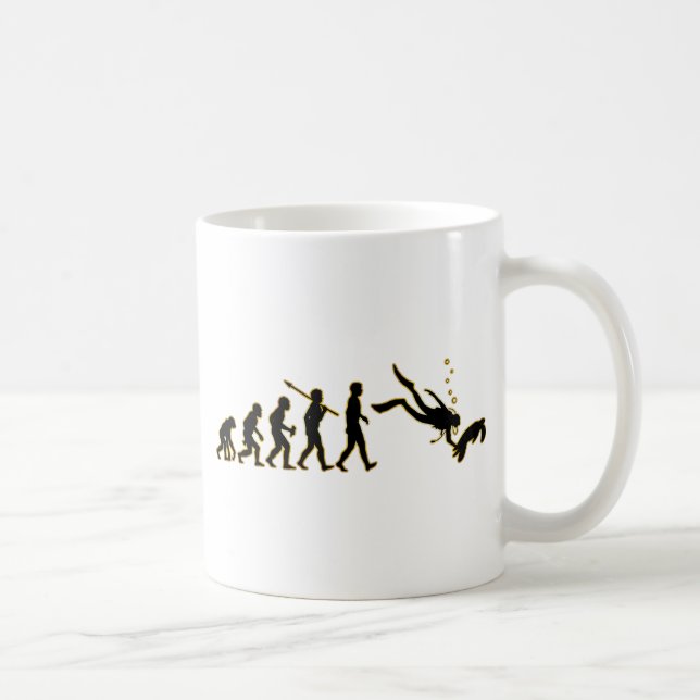 Scuba Diving Coffee Mug (Right)