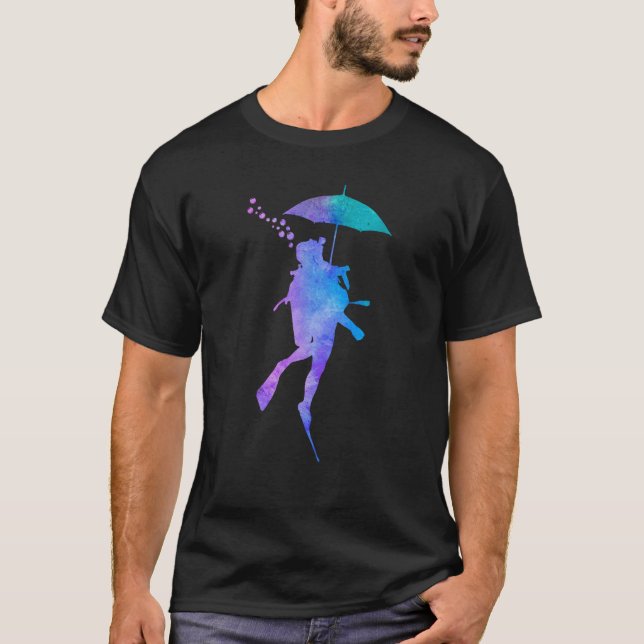 Scuba Diving Costume Scuba Diver Scuba Diving T-Shirt (Front)