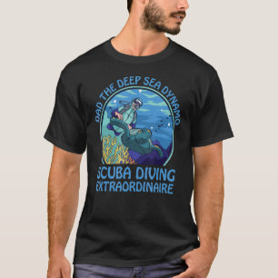 Scuba Diving Dad Skilled Open Water Diver T-Shirt