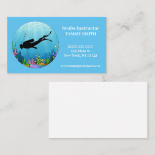 Scuba Diving Dive Business Card