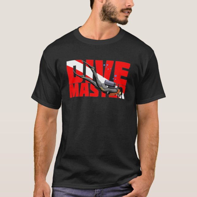 Scuba Diving Dive Master T-Shirt (Front)