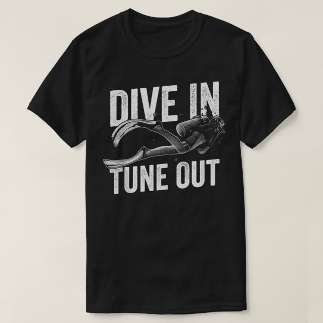 Scuba Diving Diver  18  T-Shirt (Design Front)