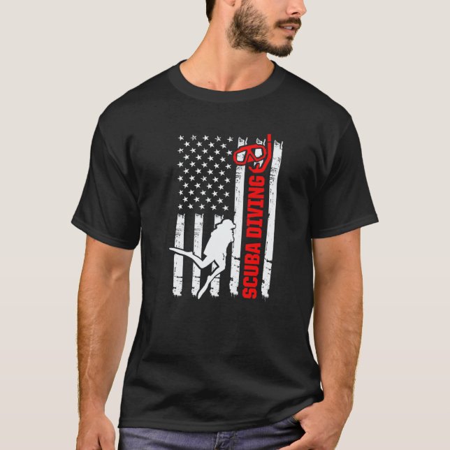 Scuba Diving Diver  8 T-Shirt (Front)