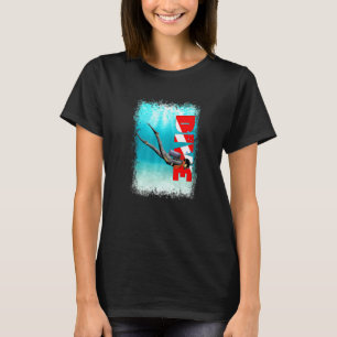 Scuba Diving Diver Down Flag T-Shirt