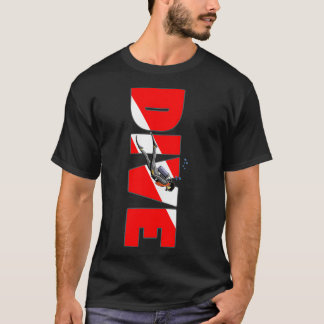 Scuba Diving Diver Down Flag  T-Shirt