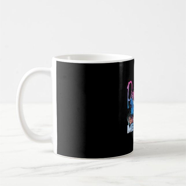 Scuba Diving Diver Girl Part-Time Mermaid Coffee Mug (Left)