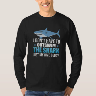 Scuba Diving Diver Shark Dive Ocean T-Shirt