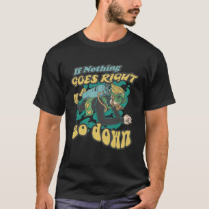 Scuba Diving Diver Water Ocean Good Girls Go Down T-Shirt