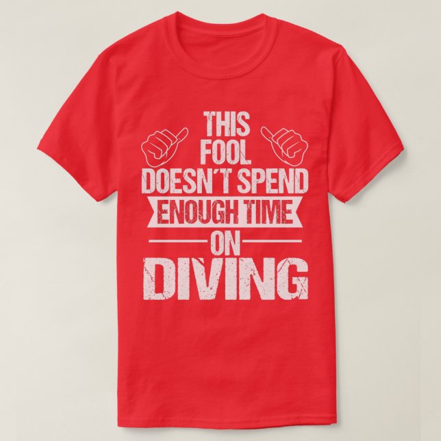 Scuba Diving Diving Mask Snorkeling Scuba Dive T-Shirt (Design Front)