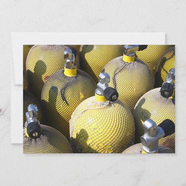 Scuba Diving Equipment  Invitation (Front)