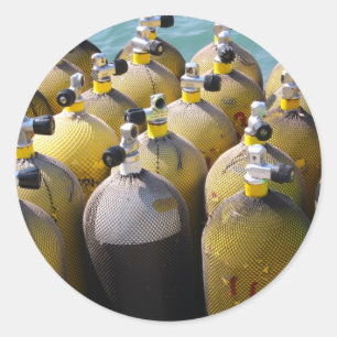 Scuba Diving Equipment Stickers