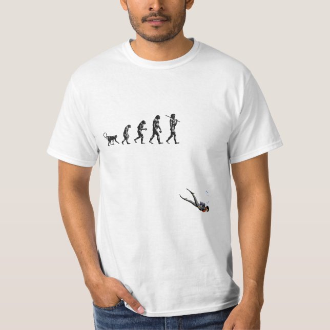 SCUBA Diving Evolution T-Shirt (Front)