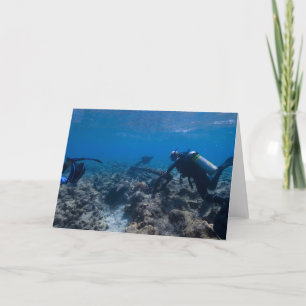 Scuba Diving Excavation Card