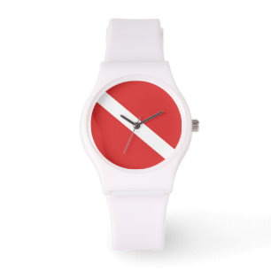 SCUBA DIVING FLAG WATCH