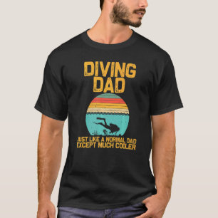 Scuba Diving For Dad Grandpa Underwater Divers T-Shirt